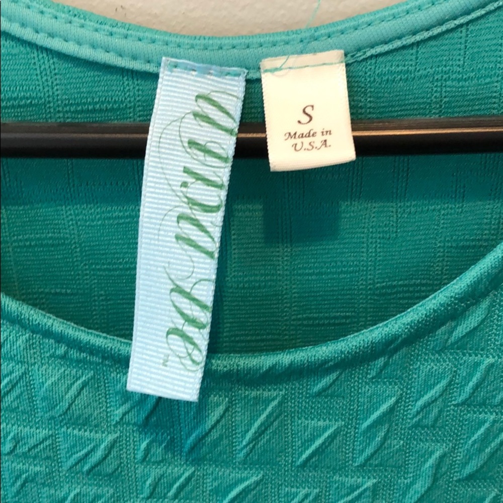 Aqua Racerback Dress - Picture 2 of 4